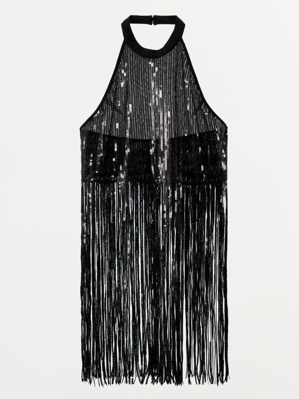 NEW. Zara Fringe Halter Top. NWT